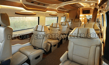 8 seater recliner seats vanity van with toilet washroom hire delhi