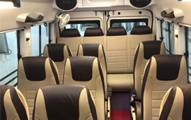 delhi to chardham yatra by 16 seater 2x1  luxury tempo traveller