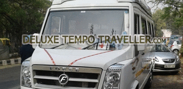15 seater 2x1 seater deluxe tempo traveller hire
