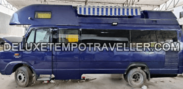 8 seater luxury caravan vanity van coach with toilet washroom and kitchen hire in delhi jaipur punjab