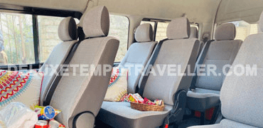 10 seater toyota hiace luxury mini van hire in delhi