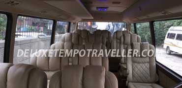 14 seater toyota coaster big modified seater mini coach mini van hire in delhi