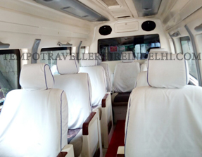 9 seater deluxe 1x1 tempo traveller booking